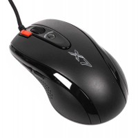 Миша USB ігрова Oscar чорна A4Tech (X-718BK USB (Black)
