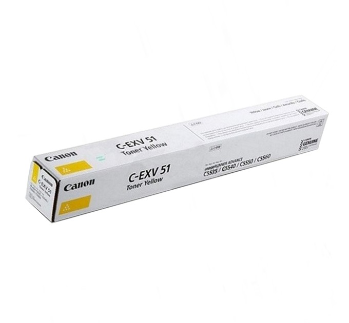 Тонер-картридж C-EXV51 жовтий Canon (0484C002)