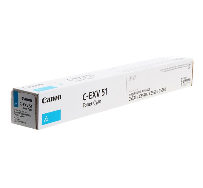 Тонер-картридж C-EXV51 блакитний Canon (0482C002)