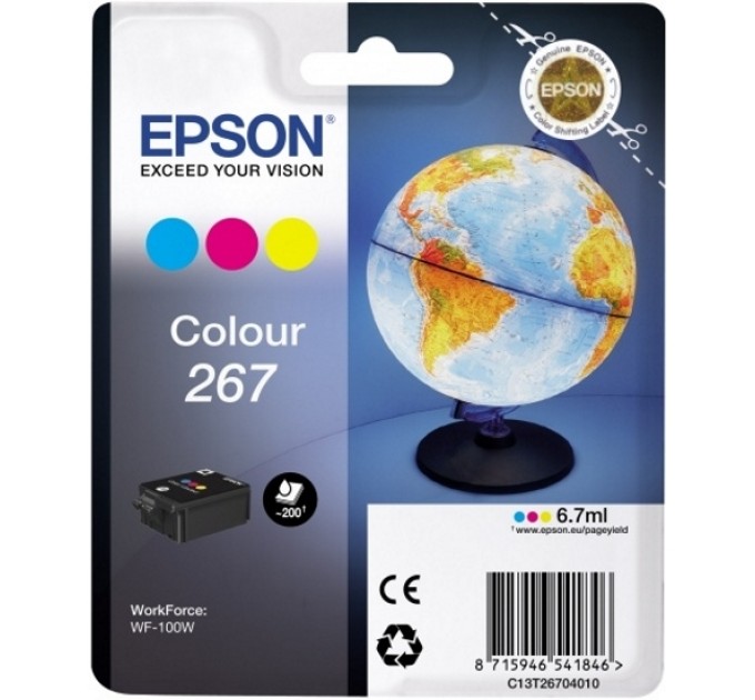 Картридж T267040 кольоровий Epson (C13T26704010)