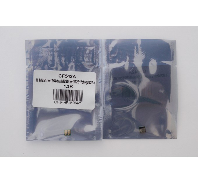 Чип HP LJ M254, CF542A 1,3K, жовтий Everprint (CHIP-HP-M254-Y)