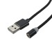 Кабель магнітний 3 в 1 USB 2.0 - Type-C, Micro USB, Lightning 1 м Patron (PN-MAGN-3IN1)