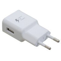 Пристрій зарядний мережевий 1xUSB 2.0 2A, білий Patron (PN-1USB-220V-W)