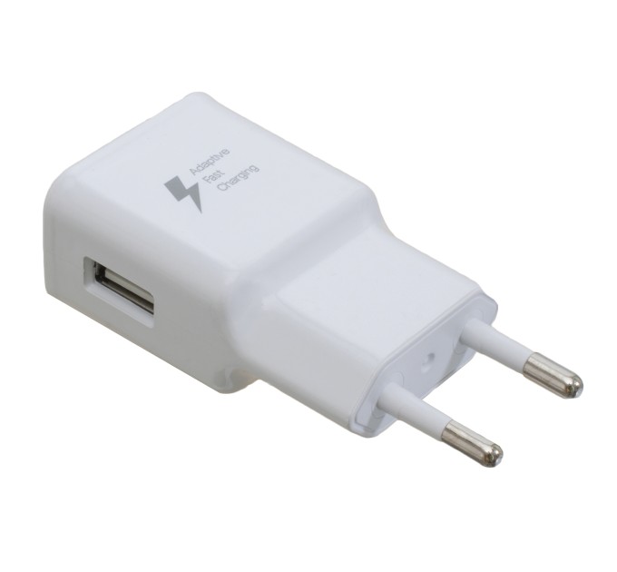 Пристрій зарядний мережевий 1xUSB 2.0 2A, білий Patron (PN-1USB-220V-W)