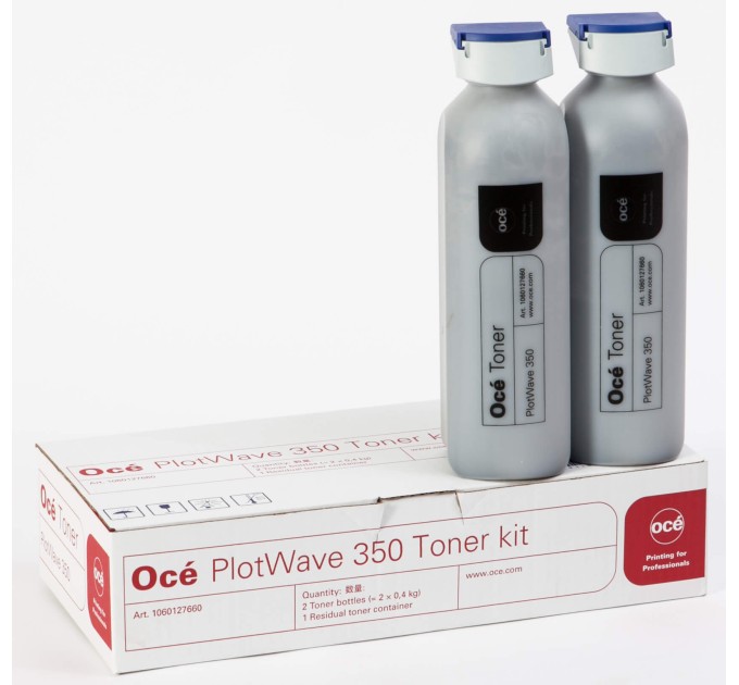 Тонер-картридж PLOTWAVE 300/350, 2Х400г OCE (1060127660/6826B001/1070066394/1060074426)