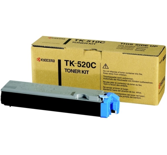 Тонер-картридж TK-520C блакитний Kyocera Mita (1T02HJCEU0)