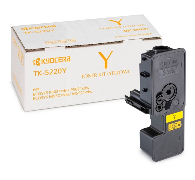 Тонер-картридж TK-5220Y жовтий Kyocera Mita (1T02R9ANL1)