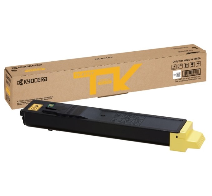Тонер-картридж TK-8115Y жовтий Kyocera Mita (1T02P3ANL0)