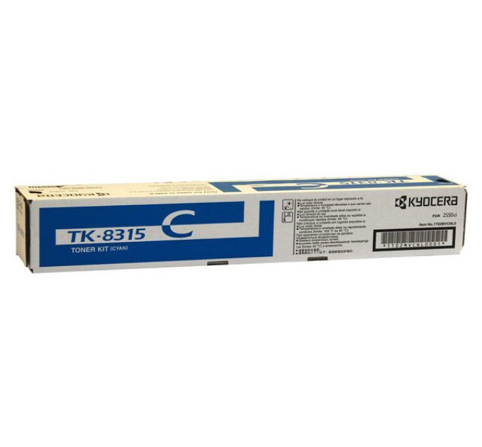 Тонер-картридж TK-8315C блакитний Kyocera Mita (1T02MVCNL0)