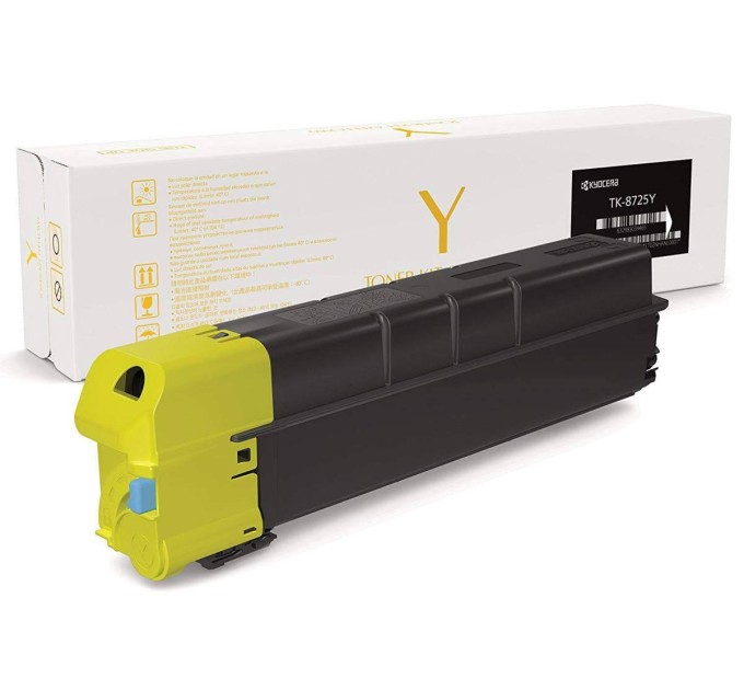 Тонер-картридж TK-8725Y жовтий Kyocera Mita (1T02NHANL0)