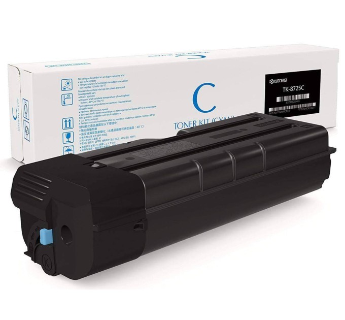 Тонер-картридж TK-8725C блакитний Kyocera Mita (1T02NHCNL0)