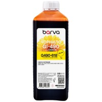 Чорнило для Canon GI-490 Y спеціальне 1 л, водорозчинне, жовте Barva (G490-618)