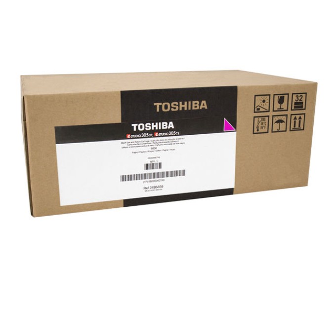 Тонер-картридж T-FC305PM-R пурпуровий Toshiba (6B000000751)