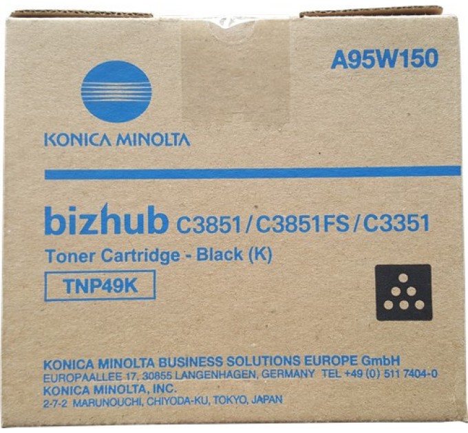 Тонер-картридж TNP-49K чорний Konica Minolta (A95W150)