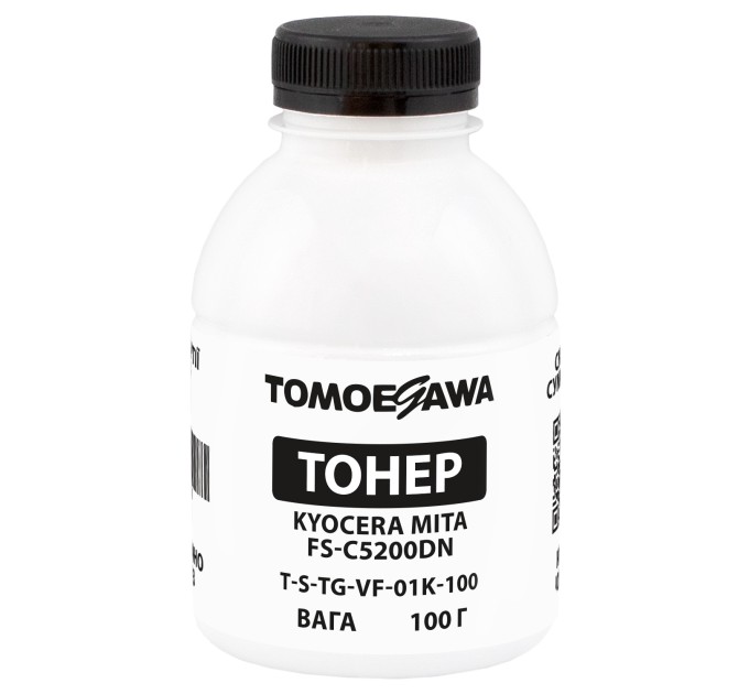 Тонер Kyocera Mita FS-C5200DN флакон, 100 г, чорний Tomoegawa (TSM-VF-01K-100)