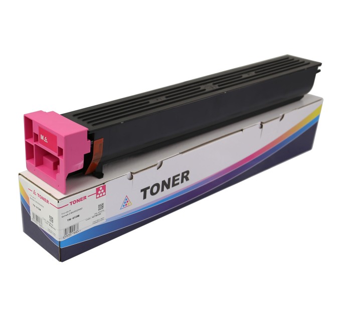 Тонер-картридж сумісний Konica Minolta Bizhub C452, TN-613M 510г, пурпуровий CET (CET7273)