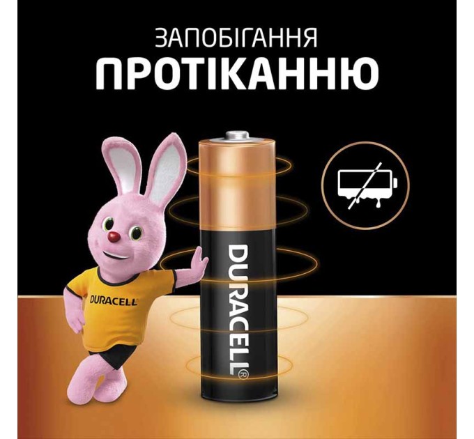 Батарейка LR06-АA лужна, MN1500, блістер, 6 шт. Duracell (5016888/5007757/5014443)