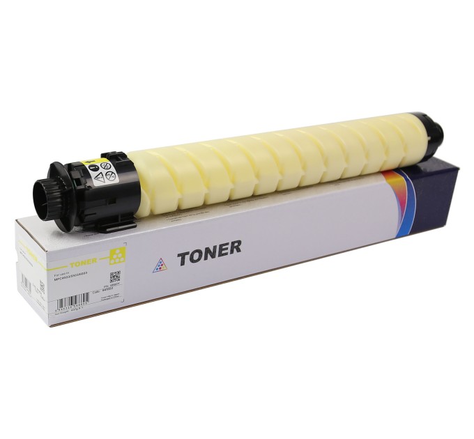 Тонер-картридж сумісний Ricoh MPC4503, 841850 437г, жовтий CET (CET6660Y)