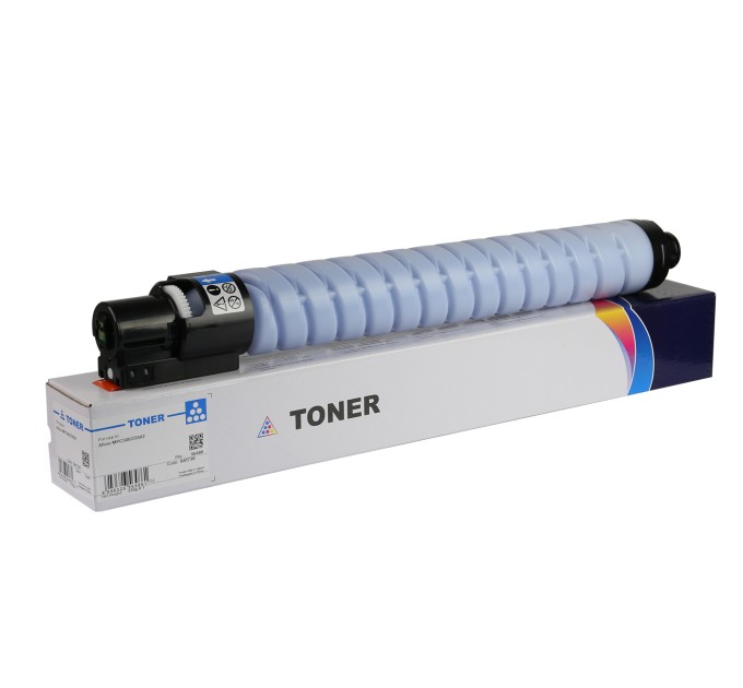 Тонер-картридж сумісний Ricoh MPC3002, 841738/841650 370г, блакитний CET (CET6486/CET6855C)