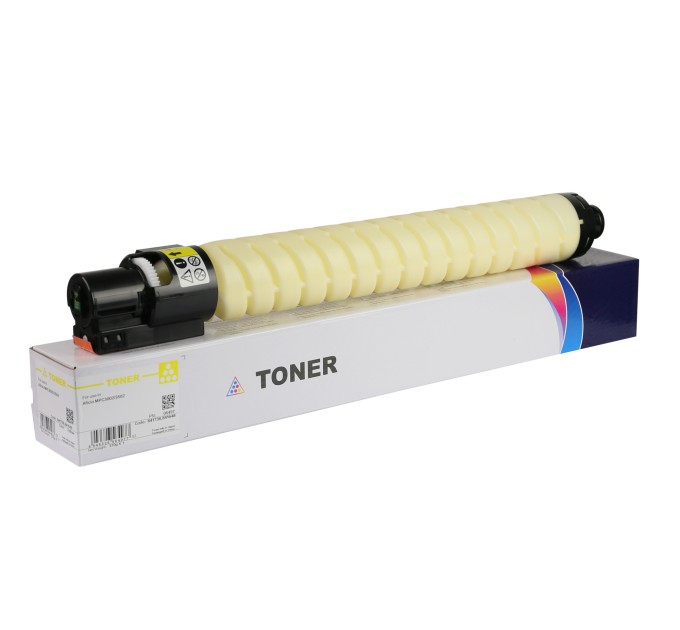 Тонер-картридж сумісний Ricoh MPC3002, 841736/841648 370г, жовтий CET (CET6497/CET6855Y)