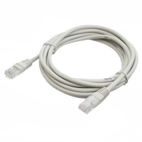 Патч-Корд UTP категорія 5E, 3 м, cірий N-PATCH-3M Patron (PN-PATCH-3M) б/в