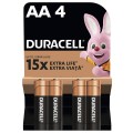 Батарейка LR06-АA лужна, MN1500, блістер, 4 шт. Duracell (5014459/5006200/5014441)