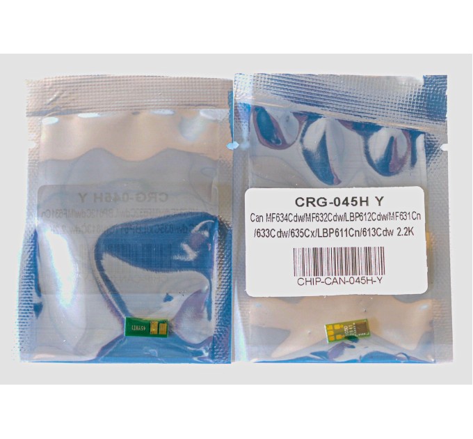 Чип Canon 045H 2,2K, жовтий Everprint (CHIP-CAN-045H-Y)