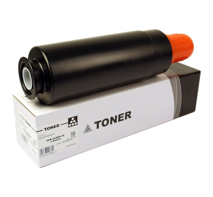 Тонер-картридж сумісний Canon IR-5050, C-EXV22 2200г CET (CET5336)