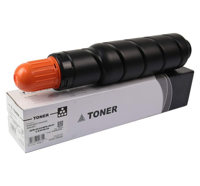 Тонер-картридж сумісний Canon IR-4025, C-EXV38/C-EXV39 1450г, CET (CET5331)
