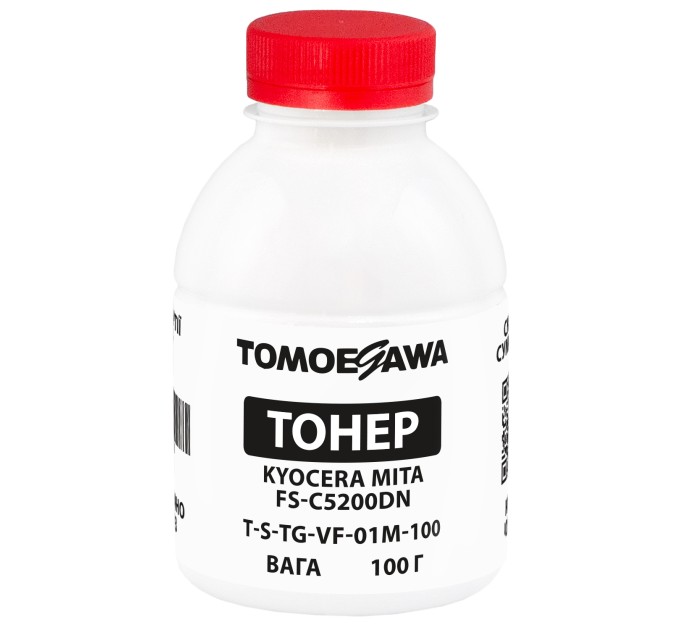 Тонер Kyocera Mita FS-C5200DN флакон, 100 г, пурпуровий Tomoegawa (TSM-VF-01M-100)