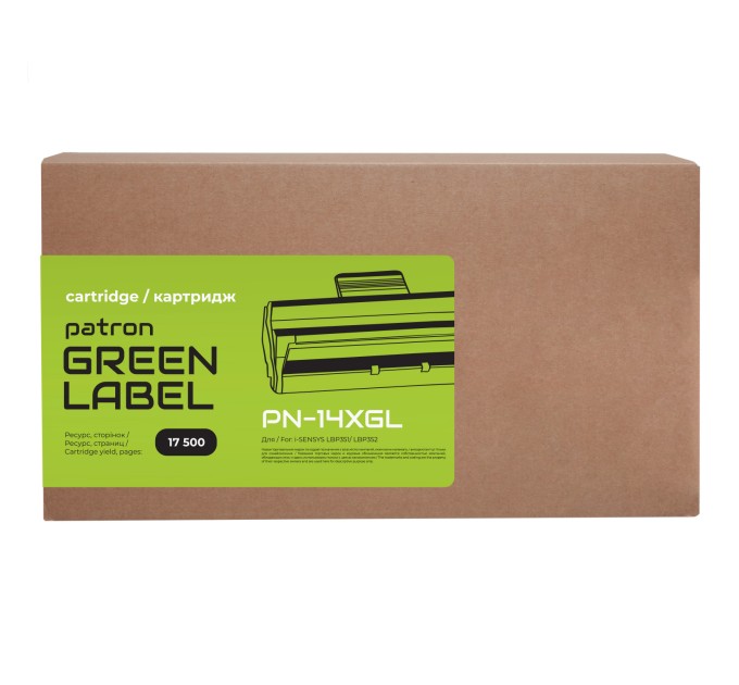 Картридж сумісний HP 14X (CF214X) Green Label Patron (PN-14XGL)