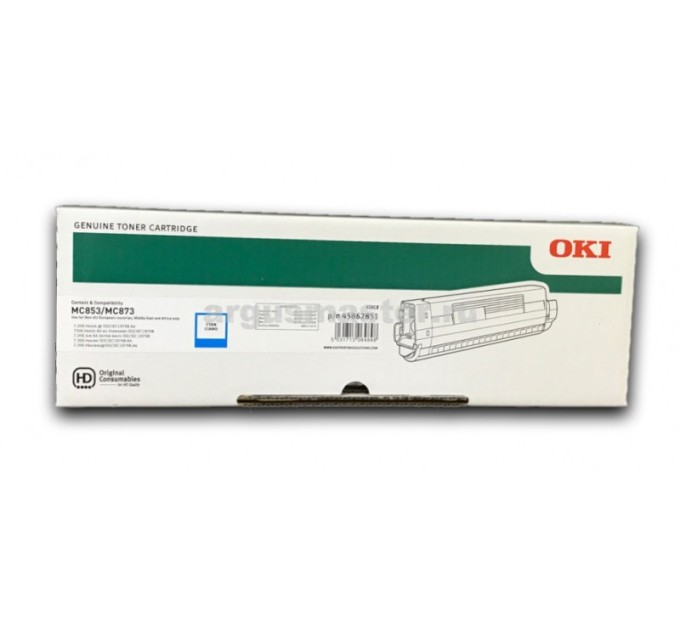 Тонер-картридж MC853/873 блакитний Oki (45862851/45862839)
