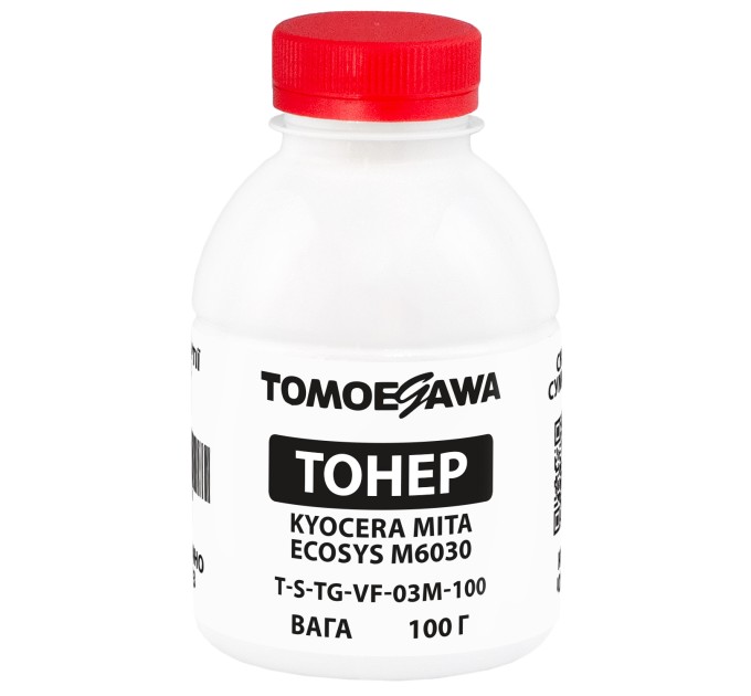 Тонер Kyocera Mita Ecosys M6030 флакон, 100 г, пурпуровий Tomoegawa (TSM-VF-03M-100)