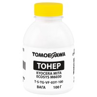 Тонер Kyocera Mita Ecosys M6030 флакон, 100 г, жовтий Tomoegawa (TSM-VF-03Y-100)