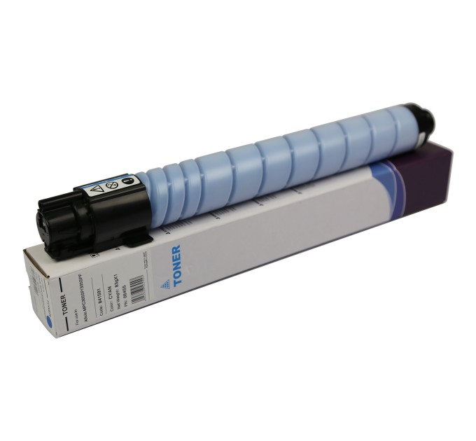 Тонер-картридж сумісний Ricoh Aficio MPC305SP, 841591 83г, блакитний CET (CET6455)