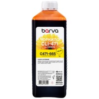 Чорнило для Canon CLI-471/CLI-481 Y спеціальне 1 л, водорозчинне, жовте Barva (C471-665)