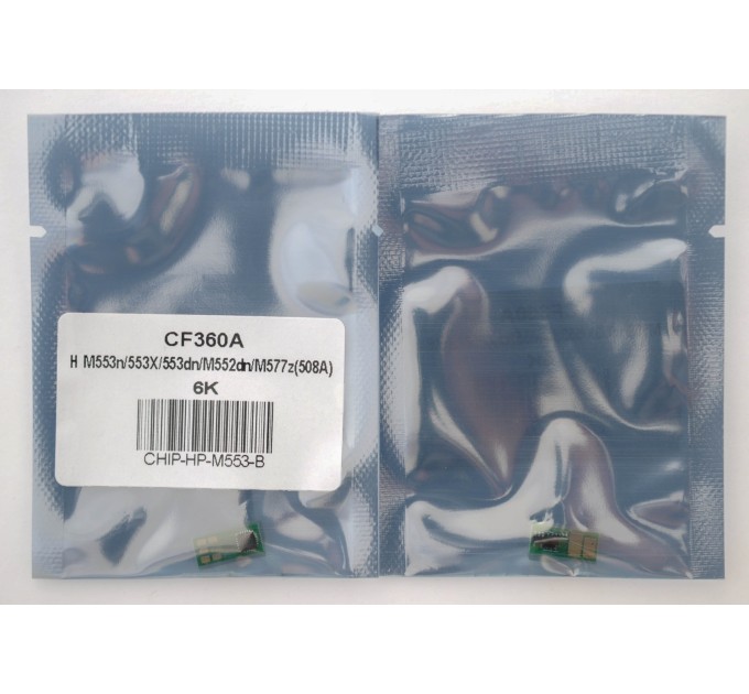 Чип HP CLJ M553, CF360A 6K, чорний Everprint (CHIP-HP-M553-B)