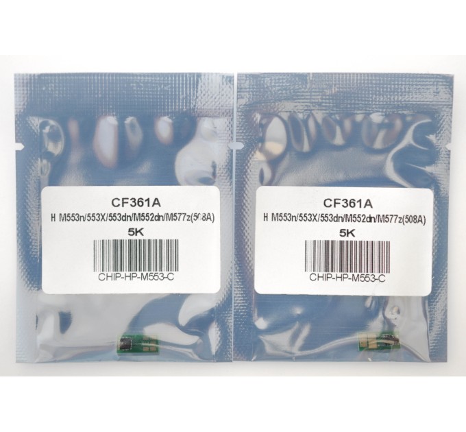 Чип HP CLJ M553, CF361A 5K, блакитний Everprint (CHIP-HP-M553-C)