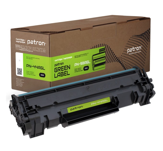 Картридж сумісний HP 44A (CF244A) Green Label Patron (PN-44AGL)