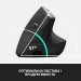 Миша бездротова MX Vertical Advanced Ergonomic, графітова Logitech (910-005448)
