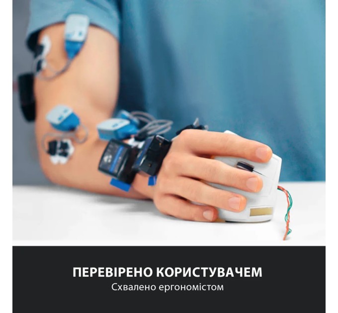 Миша бездротова MX Vertical Advanced Ergonomic, графітова Logitech (910-005448)