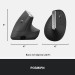 Миша бездротова MX Vertical Advanced Ergonomic, графітова Logitech (910-005448)