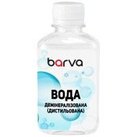 Вода дистильована демінералізована для промивання картриджів та друкуючих голівок 180 мл Barva (F5-H2O-180)
