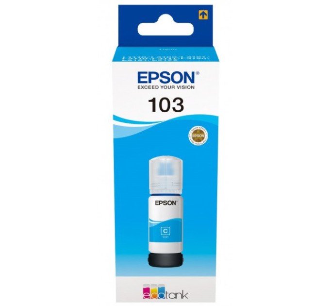Чорнило 103 блакитні, 65 мл Epson (C13T00S24A)