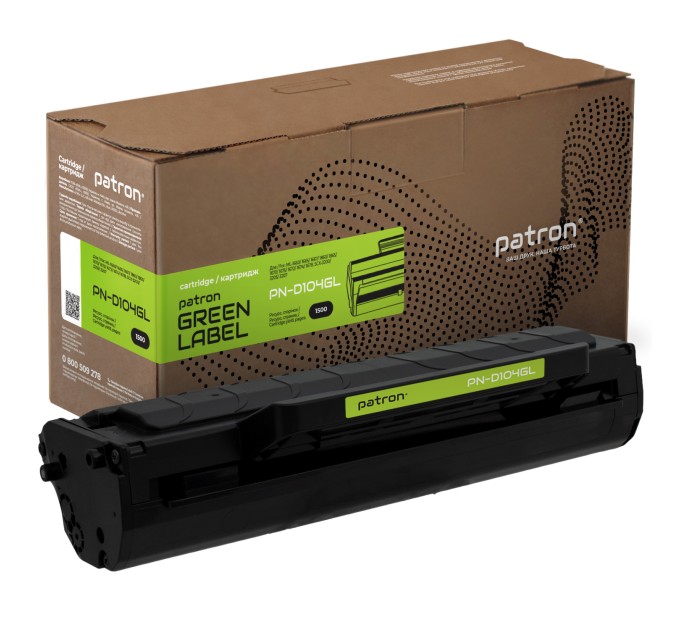 Картридж сумісний Samsung MLT-D104S (ML-1660) Green Label Patron (PN-D104GL)