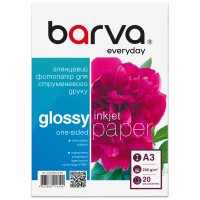 Фотопапір глянцевий 230 г/м2, A3, 20 арк Everyday Barva (IP-CE230-275)
