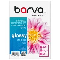 Фотопапір глянцевий 200 г/м2, A3, 20 арк Everyday Barva (IP-CE200-279)