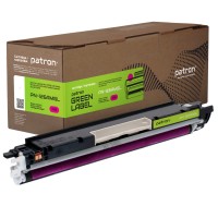 Тонер-картридж сумісний HP 126A (CE313A) Green Label, пурпуровий Patron (PN-126AMGL)