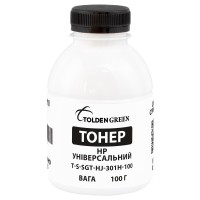 Тонер HP універсальний флакон, 100 г GoldenGreen (TSM-HJ-301H-100)