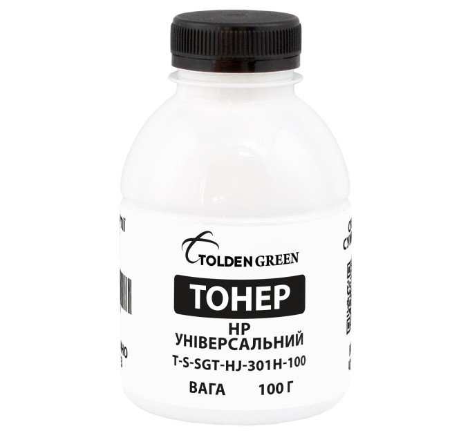 Тонер HP універсальний флакон, 100 г GoldenGreen (TSM-HJ-301H-100)